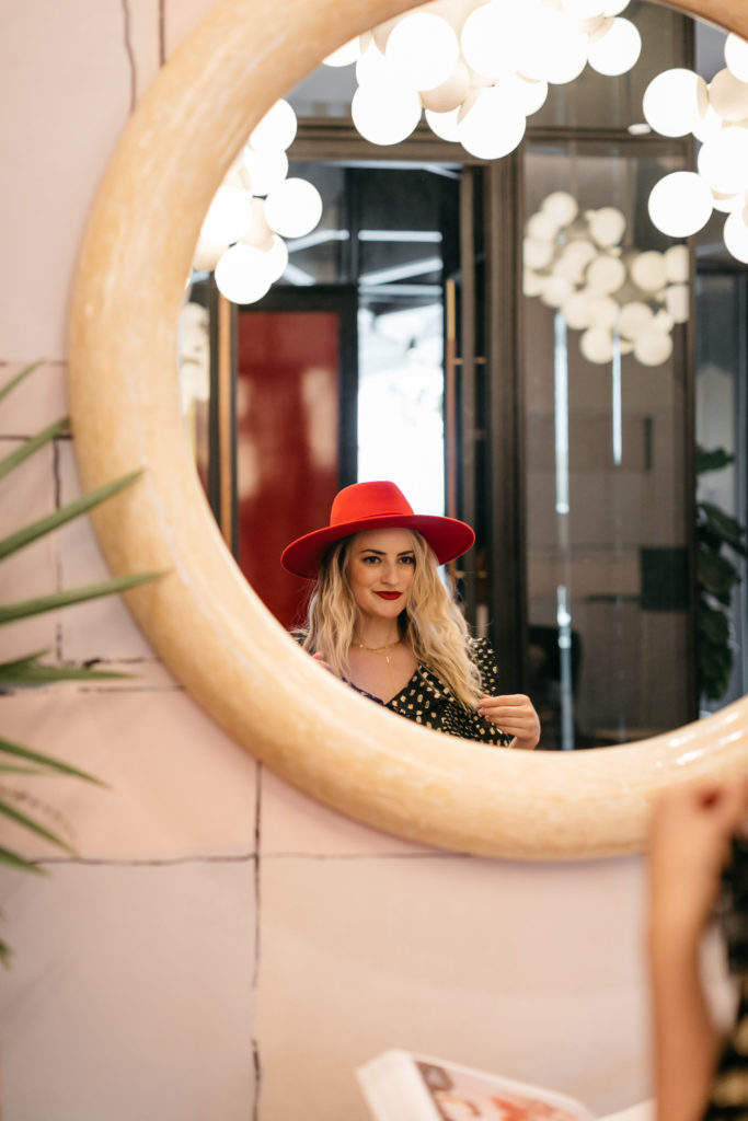 Fall Hats Eugenia Kim red hat