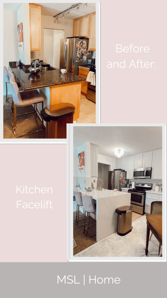 before and after kitchen remodel