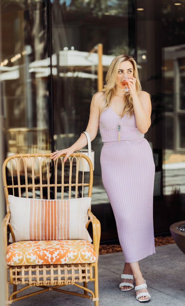 purple matching set