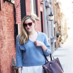 Blue Sandro Sweater